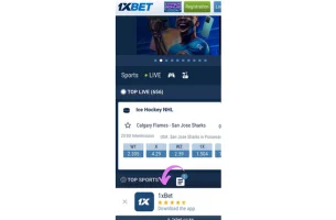 1xBet iOS App step 1