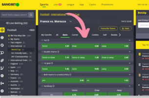 Find Your Game and Place a Bet