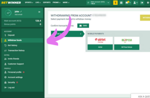 Choose "Withdraw Funds"