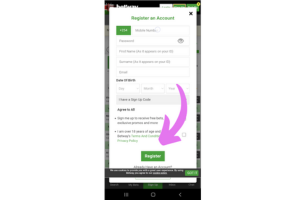 Register an Account 