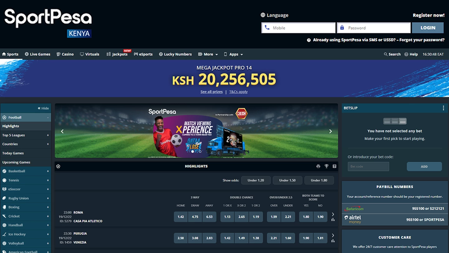 How to Log into SportPesa