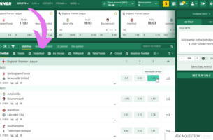 Betwinner 1x2 Bet Step 3
