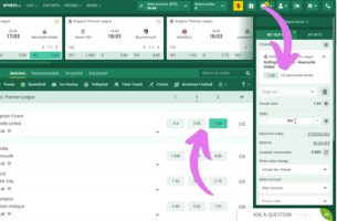 Betwinner 1x2 Bet Step 4