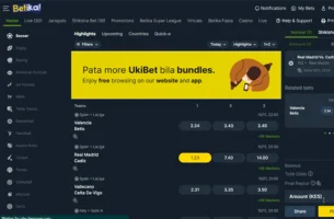 How To Bet a Single Bet Betika step 2