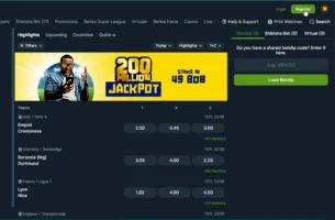 Betika Cash Out by the Website step 1