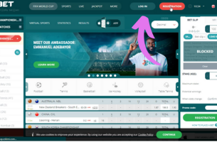 22bet Deposit Step 1