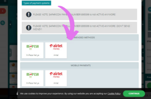 22bet Deposit Step 2