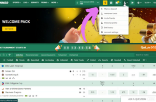 Betwinner Deposit Step 2