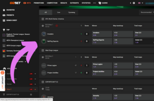 GGBet Bet on Dota 2 Step 2