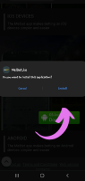 Download and install the MelBet app step 3