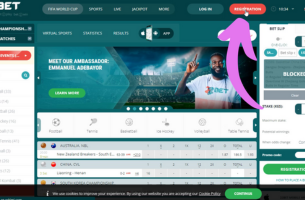 22bet Registration Step 2