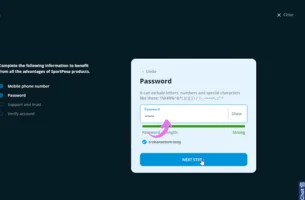Sportpesa Registration Through the Website step 3